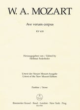 Ave Verum Corpus Orchestra Scores/Parts sheet music cover